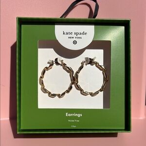 Kate Spade X Target 
 Gold Hoop Earrings